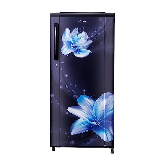 Haier 190 L 2Star Direct-Cool Single Door Refrigerator (HED-19TMF, Marine Serenity), blue Haier 190 L 2Star Direct-Cool Single Door Refrigerator (HED-19TMF, Marine Serenity), blue